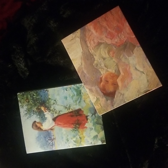 2 SETS of 12 BLANK Notecards with PATTERNED ENVELOPES - Picture 4 of 14